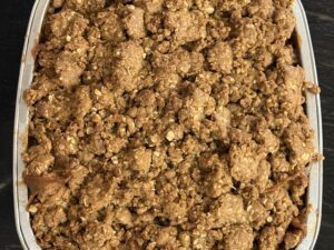 apple crumble