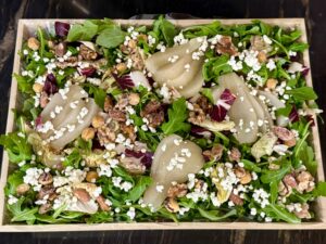 Organic Arugula and Pear