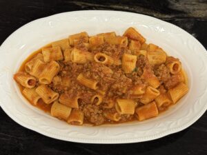 Rigatoni alla Bolognese
