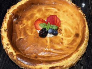 Homemade Vanilla Cheesecake