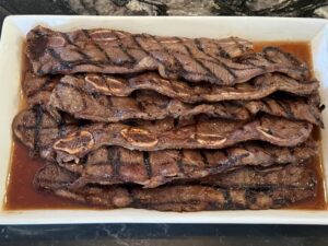 BBQ Miami Beef Ribs per serving